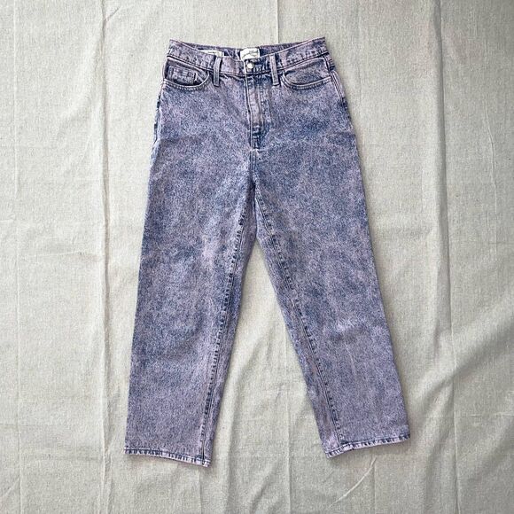 Universal Thread | Pink Acid Wash Vintage Straight Jeans | 6/28R - Picture 1 of 8